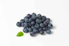 堆新鲜的蓝莓