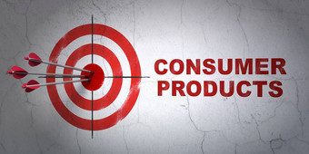 金融概念目标消费者产品墙背景