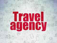 假期概念旅行机构数字数据纸背景