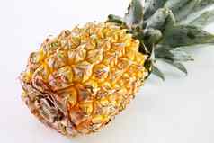 菠萝孤立的白色背景菠萝热带水果