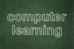 学习概念电脑学习黑板背景