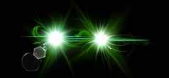 光学光镜头耀斑明星效果现实的闪光闪闪发光的灯