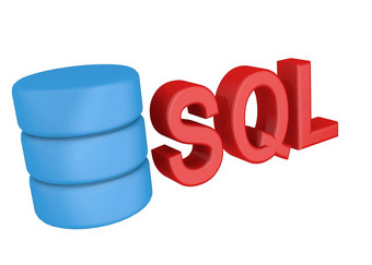 SQL结构化查询语言数据库搜索数据标志图标白色背景