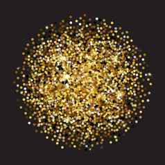 黄金闪闪发光的纹理金斯帕克尔背景琥珀色的粒子卢克索背景