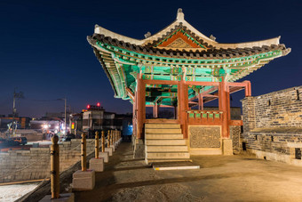 韩国华城堡垒传统的体系结构韩国