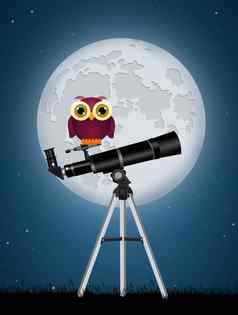 望远镜月光