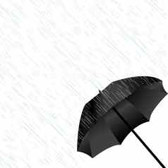 黑色的伞雨