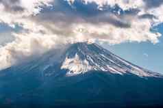 富士山河口湖湖日本