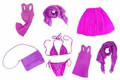拼贴画时尚purple-lilac-pinksummer-spring女