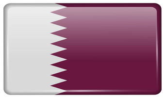 旗帜卡塔尔形式磁铁冰箱反射<strong>光</strong>
