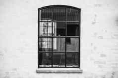 成形窗口透明的玻璃黑色的白色