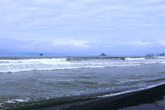 黑暗云<strong>夏天</strong>天空<strong>风暴</strong>太平洋海岸