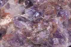 大紫色的宝石珠宝矿物珍贵的石头纹理