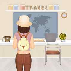 旅行女孩旅行机构