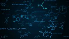 摘要背景六边形结构分子呈现科学技术医疗概念