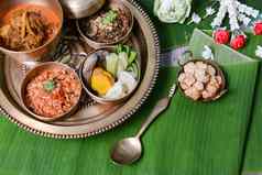 北部泰国传统的食物