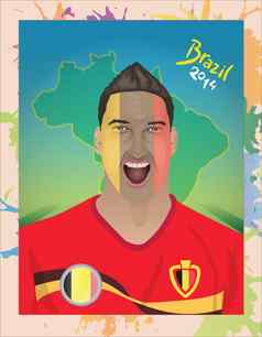 比利时足球风扇