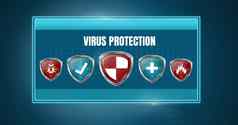 病毒安全保护盾软件盒子
