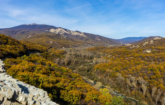 格鲁吉亚秋天的景观