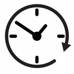 小时援助时钟象征时钟图标网络网站