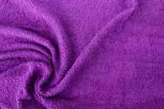 紫色的毛巾