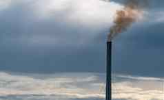 空气污染工厂烟烟囱工业皮普