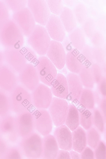 光玫瑰泡沫塑料纹理摘要聚苯乙烯泡沫塑料背景宏特写镜头