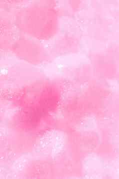 光粉红色的泡沫塑料纹理摘要聚苯乙烯泡沫塑料背景宏特写镜头