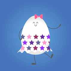 快乐复活节向量快乐鸡蛋