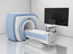 磁共振成像设备孤立的核磁共振扫描仪插图