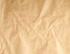 皱巴巴的棕色（的）羊皮纸烘焙纸完整的框架