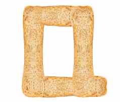 隔离面包字母