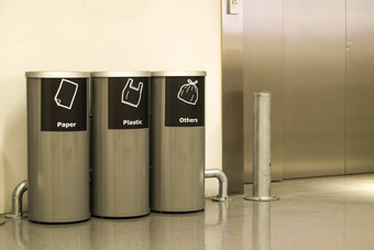 类型垃圾箱分离前面乘客电梯