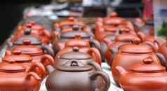 中国人陶器茶壶