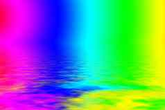 充满活力的彩虹油漆水背景