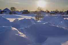 雪飘冬天冬天种类雪日落雪