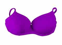 胸罩孤立的紫色的