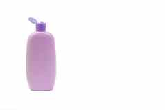 婴儿乳液洗发水瓶孤立的白色背景