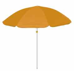 海滩伞橙色