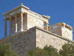 著名的寺庙卫城雅典希腊