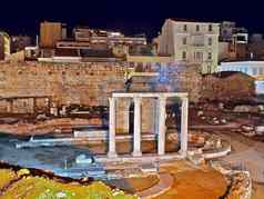 历史所示发掘雅典希腊