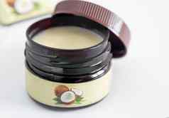 化妆品产品自然椰子石油蜂蜡