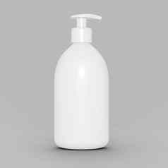 白色塑料瓶自动售货机化妆品模型