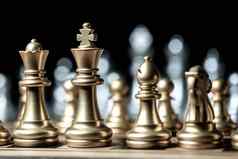 黄金银国际象棋块团队国际象棋董事会业务
