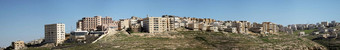 复合高分辨率全景高层住房房地产郊区城市卡鲁纳约旦
