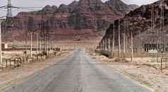 结路沙漠高速公路Wadi空间沙漠约旦