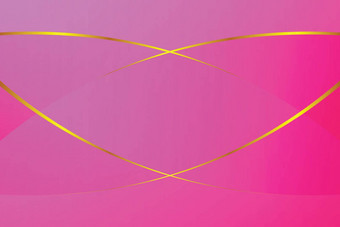 粉红色的梯度颜色软光金行<strong>图形化</strong>妆品横幅广告奢侈品现代背景插图