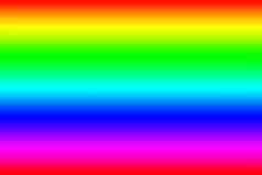 彩虹颜色彩虹色彩斑斓的梯度水平背景