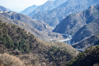 高速公路山伟大的墙<strong>中国山</strong>北京