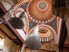 胺清真寺圆顶内部贝鲁特黎巴嫩